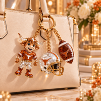 Texas Football Fan Bag Charm Set