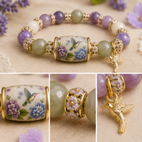 Hummingbird Garden Faith Bracelet