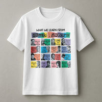 Black History Month T-Shirt | Inspirational African American Icons Graphic | Premium Cotton Unisex Tee | Gift for Teachers and History Students