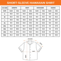 Pirate Skull Hawaiian Shirt | Kraken Stormy Sea Graphic Print | Lightweight Woven Polyester | Unique Summer Beach Gift for Men