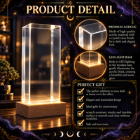 Botanical Witch Story Cube Resin Lamp
